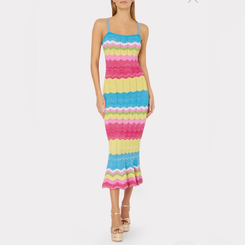 Milly - Olana Zig Zag Mermaid Dress